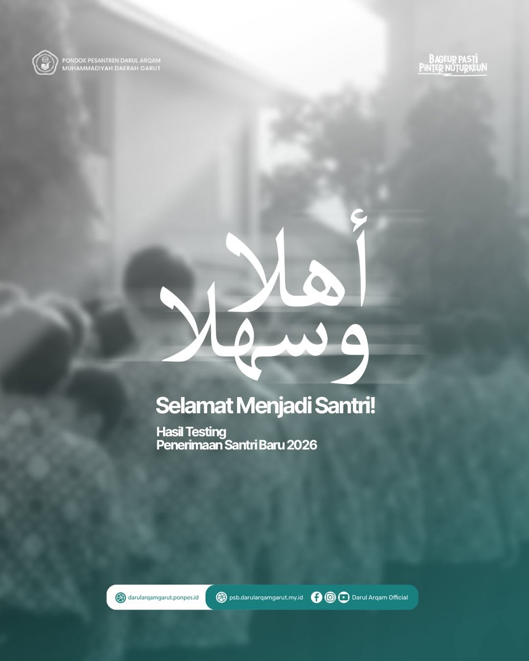 Pengumuman Hasil Kelulusan PSB TA 2026/2027